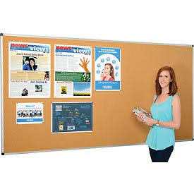 Large Cork Bulletin Board with Aluminum Frame Y189781