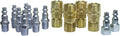 Brass Kwik Change Couplers and Case Hardened Steel Plugs, 1/4" NPT, Pack of 2 R38180