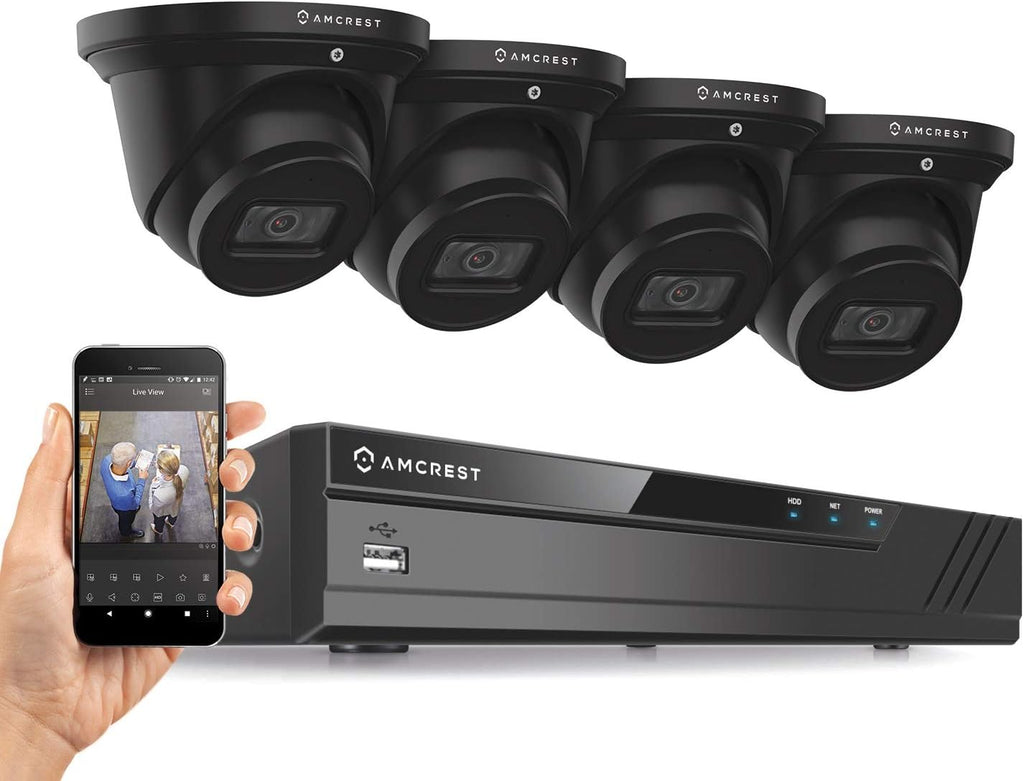 4K 8CH 8MP Weatherproof IP67 Security Camera System with 4X 4K 8-Megapixel Cameras K2262