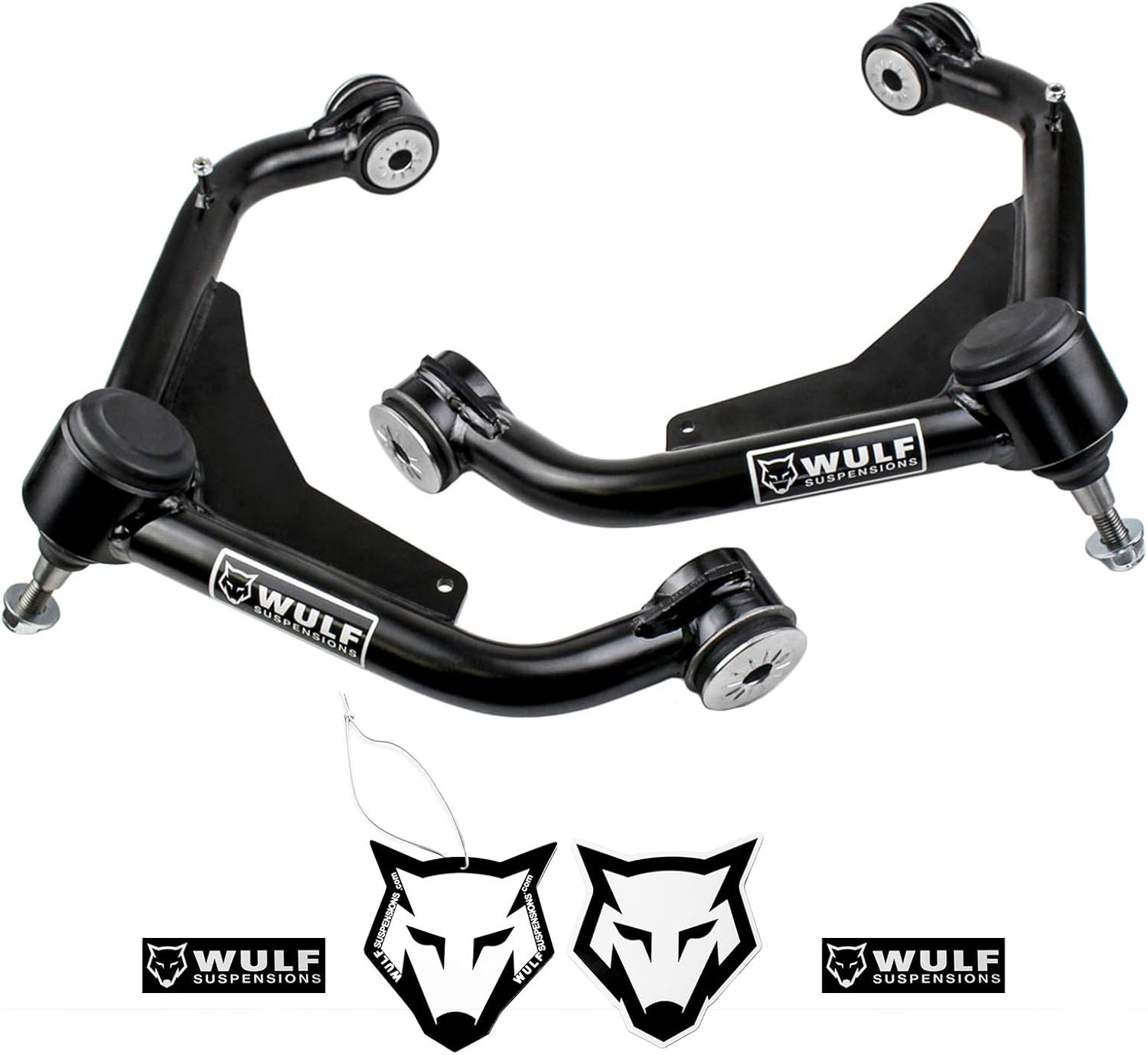 Front Upper Control Arms for 2001-2010 Chevy Silverado GMC Sierra 2500 3500 HD 8LUG 2WD 4X4 N201