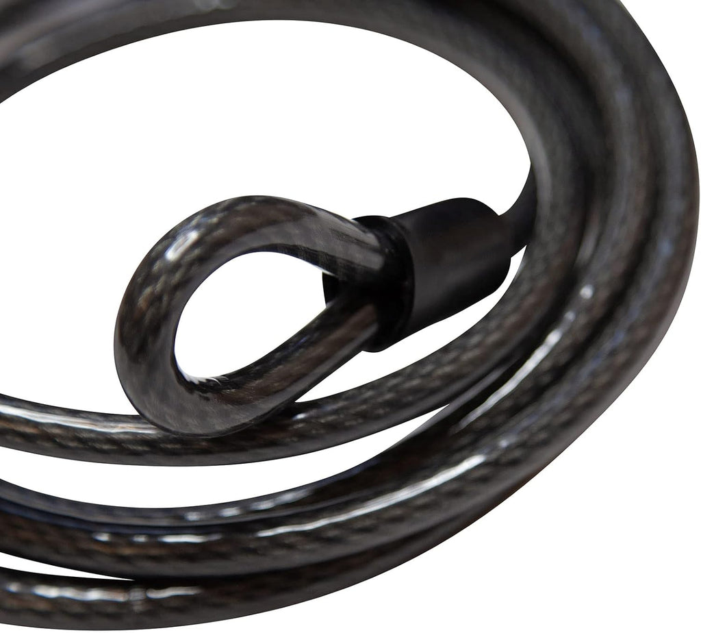 Bike Locking Cable and Locking Hitch Tite Combo, Black, Pack of 2 S13070