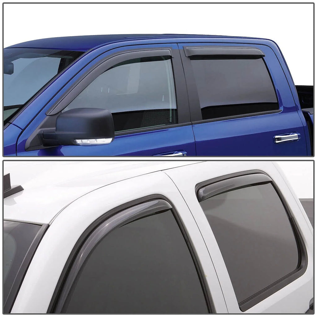 Smoke Window Visor Wind Rain Deflector In-Channel J371819