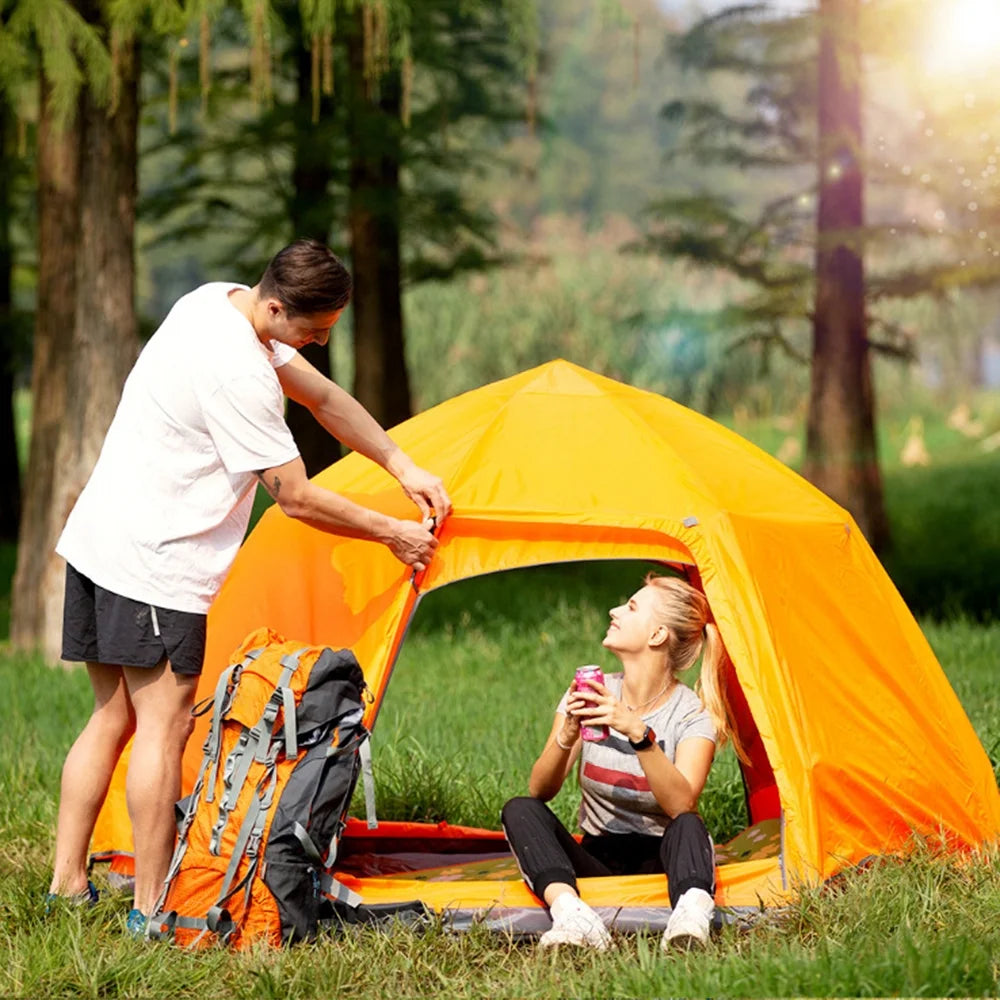 Two Layer Waterproof Dome Tent for 5 8 People I4982