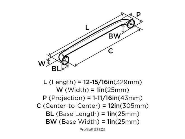 Oil-Rubbed Bronze Appliance Pull S568379