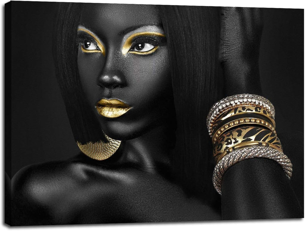 African American Woman Portrait 20''Wx28''H Z2755