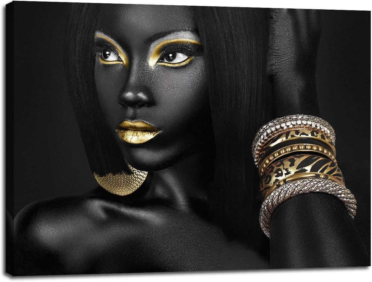 African American Woman Portrait 20''Wx28''H Z2755