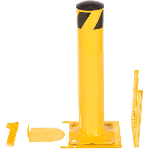 Removable Steel Bollard with Rubber Cap 24 x 5-1/2 E751719