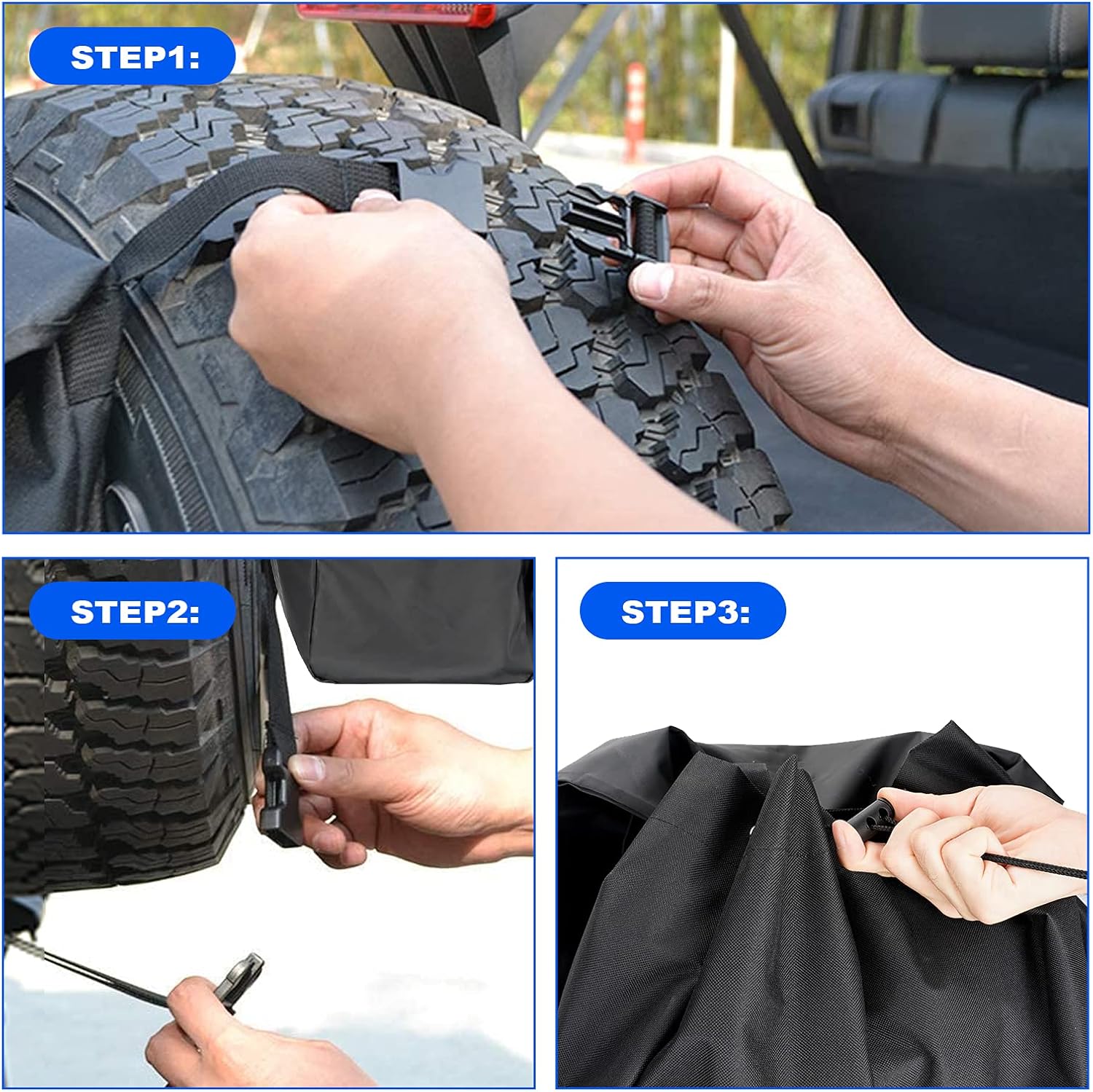 Waterproof Large Capacity Trash Bag for SUV RV Jeep Wrangler H64099