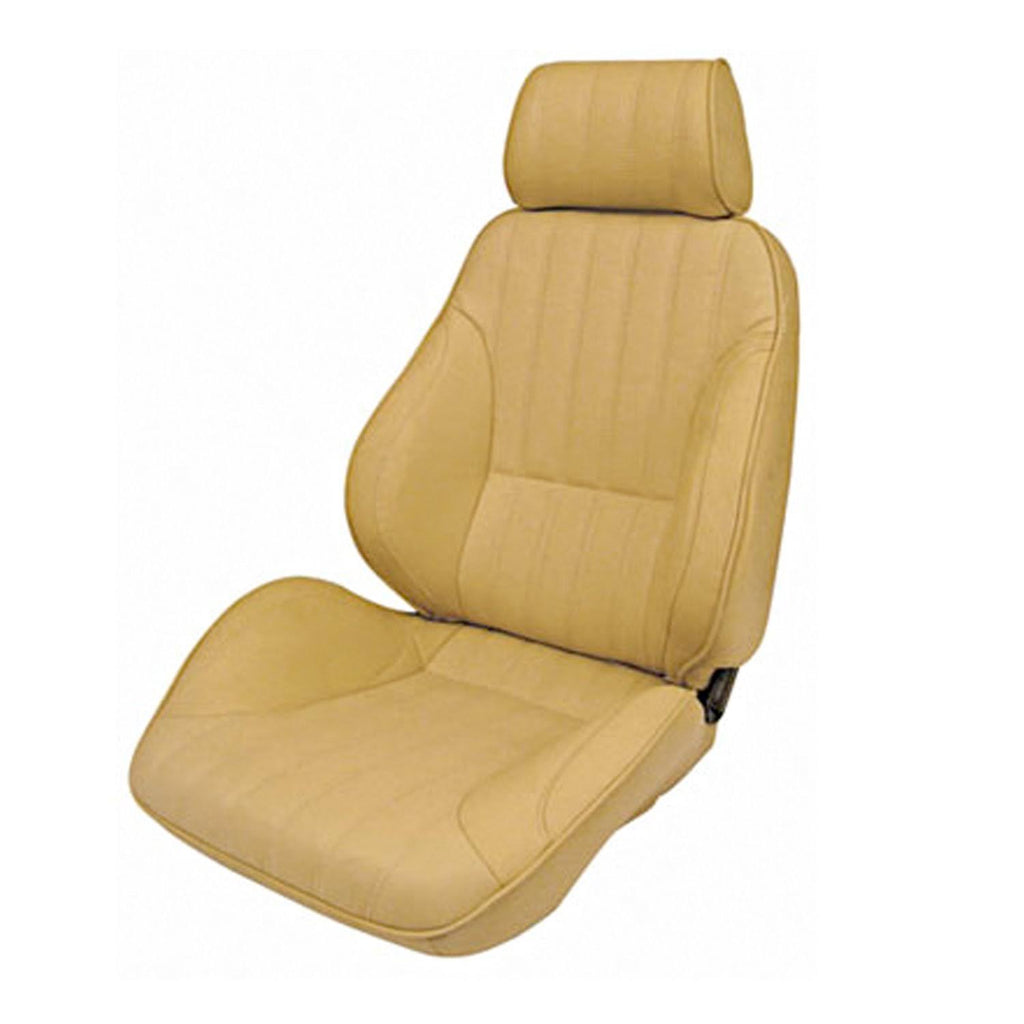 Beige Vinyl Rally Recliner Seat V4781