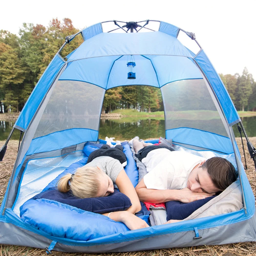 Two Layer Waterproof Dome Tent for 5 8 People I4982