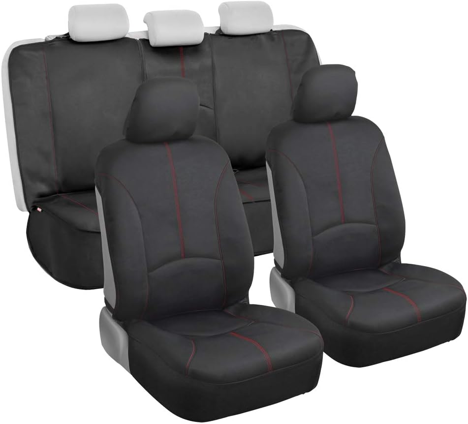 Front and Rear Full Set Neoprene Car Seat Covers Pack of 2 I411