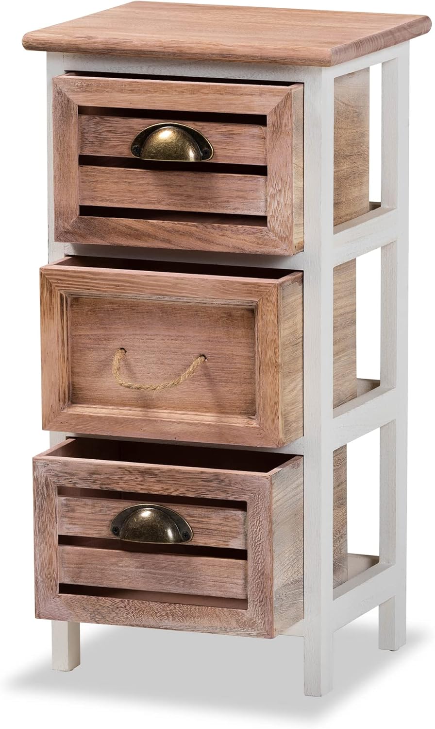 White/Oak Brown Shelving and Cabinets K282838