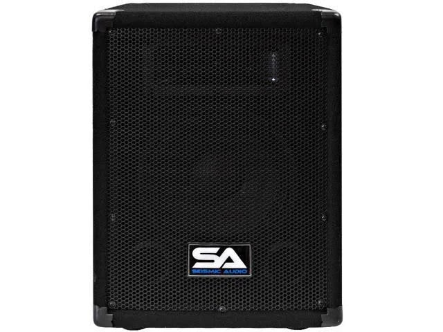 Pair of 8 inch DJ Speakers with 35& Speaker Cables Y4214