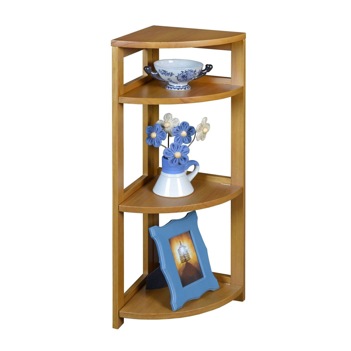 34x22 Medium Oak Folding Bookcase F23140