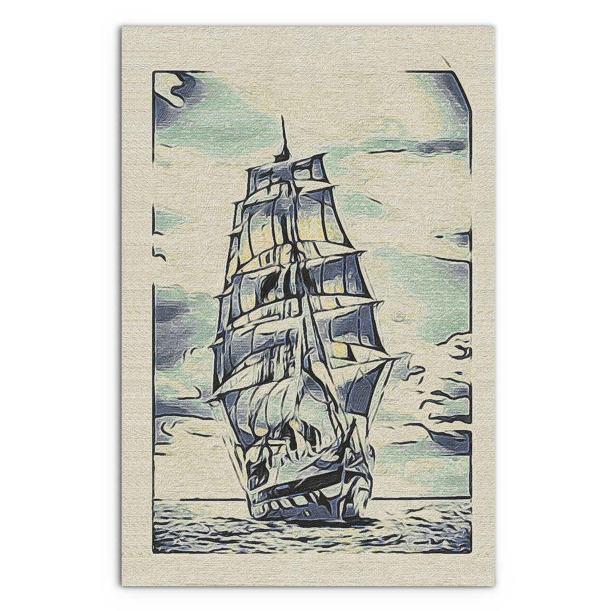 Multi-Color Stretched Canvas S167