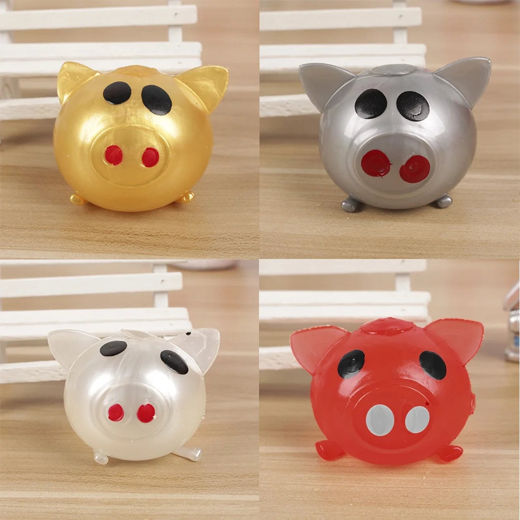 Pig Splat Water Pig Ball Vent Toy 75g U708