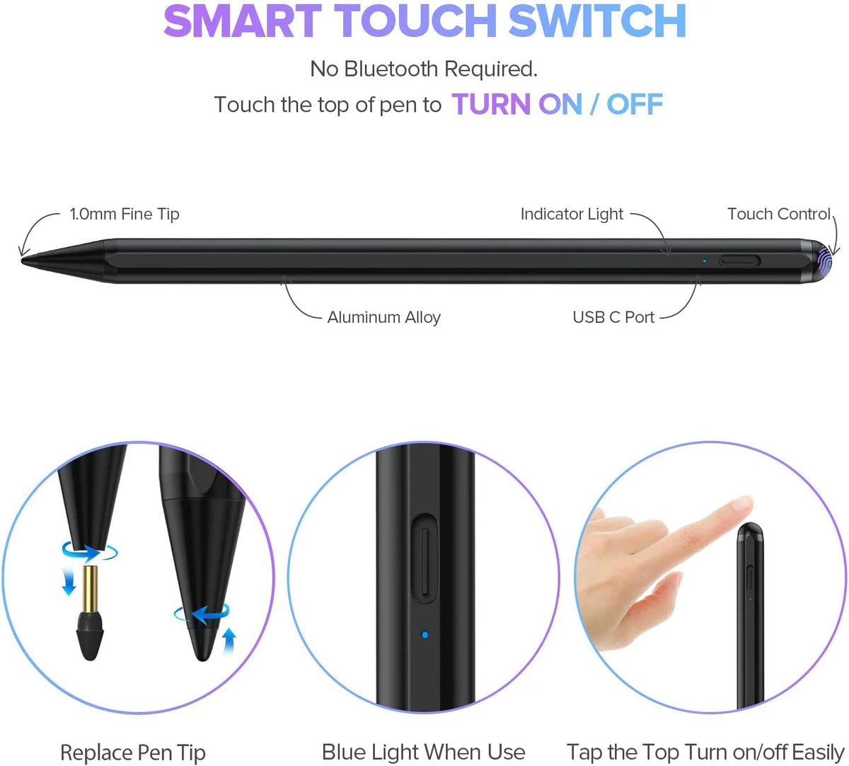 Active Stylus Pen for iPad Y610