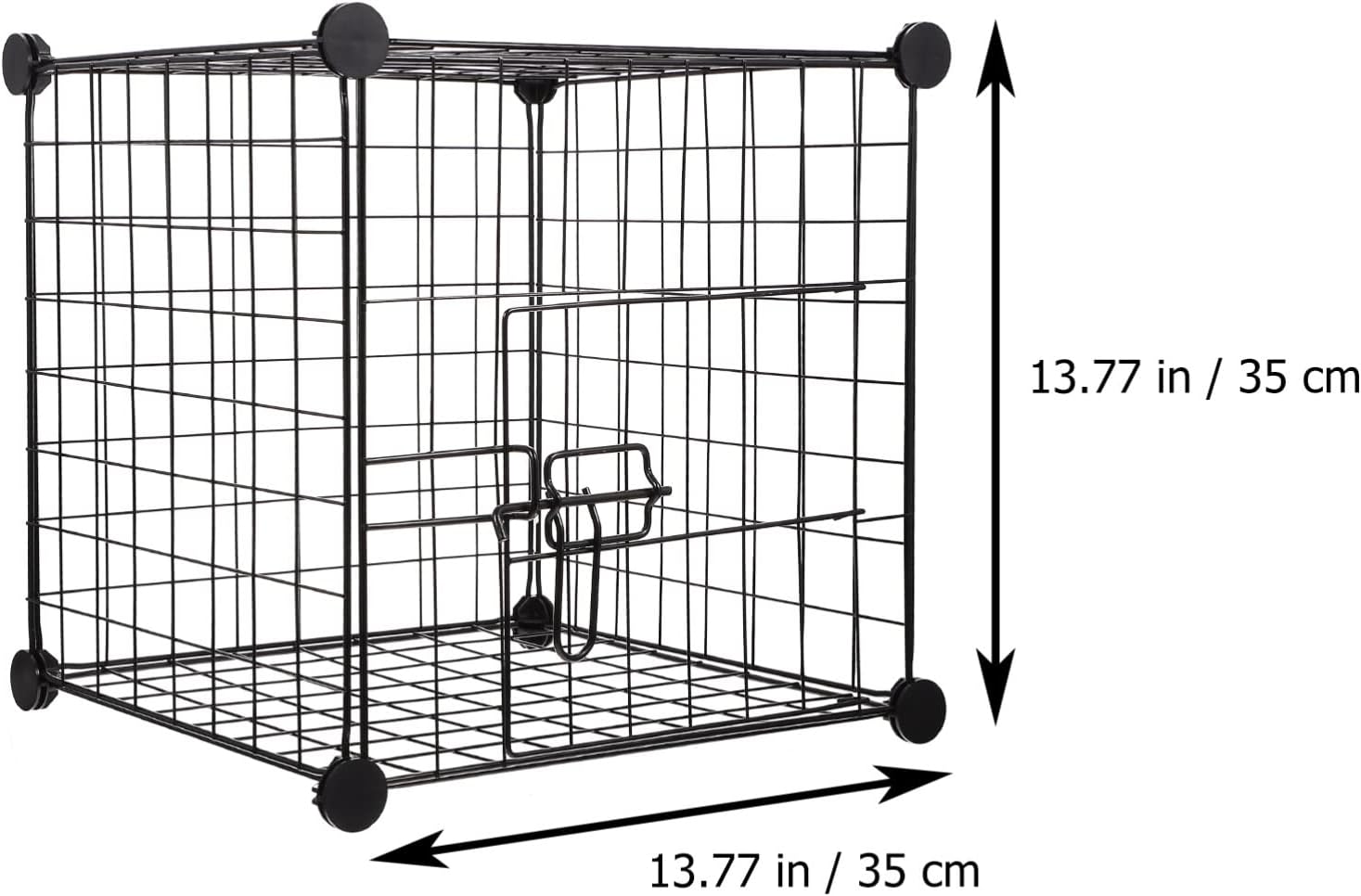 Black Foldable Metal Pet Exercise Playpen I3527