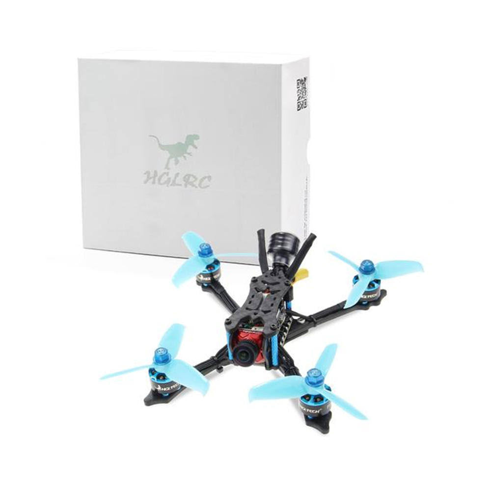 152mm F4 OSD 3 inch 4S 6S FPV Racing Drone PNP BNF w/ 45A ESC Caddx Ratel 1200TVL Camera U6365