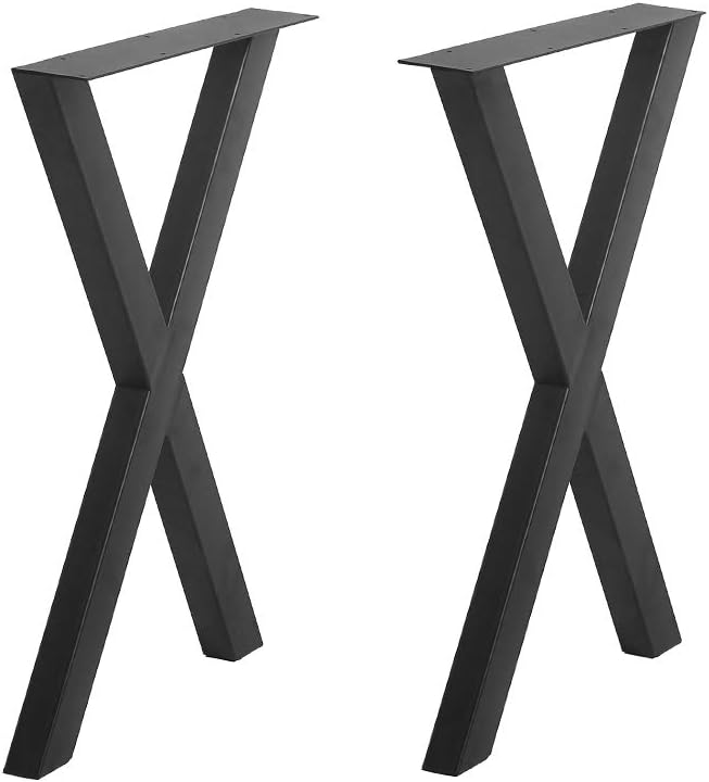 Black Cast Iron Furniture Legs 2 Pcs B427818