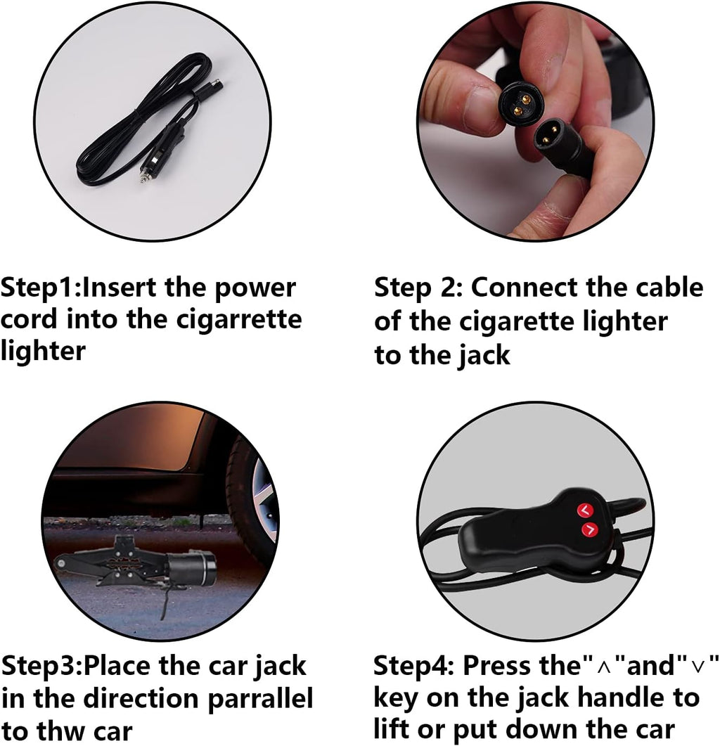 2 Ton Electric Car Jack Kit Pack of 2 N620