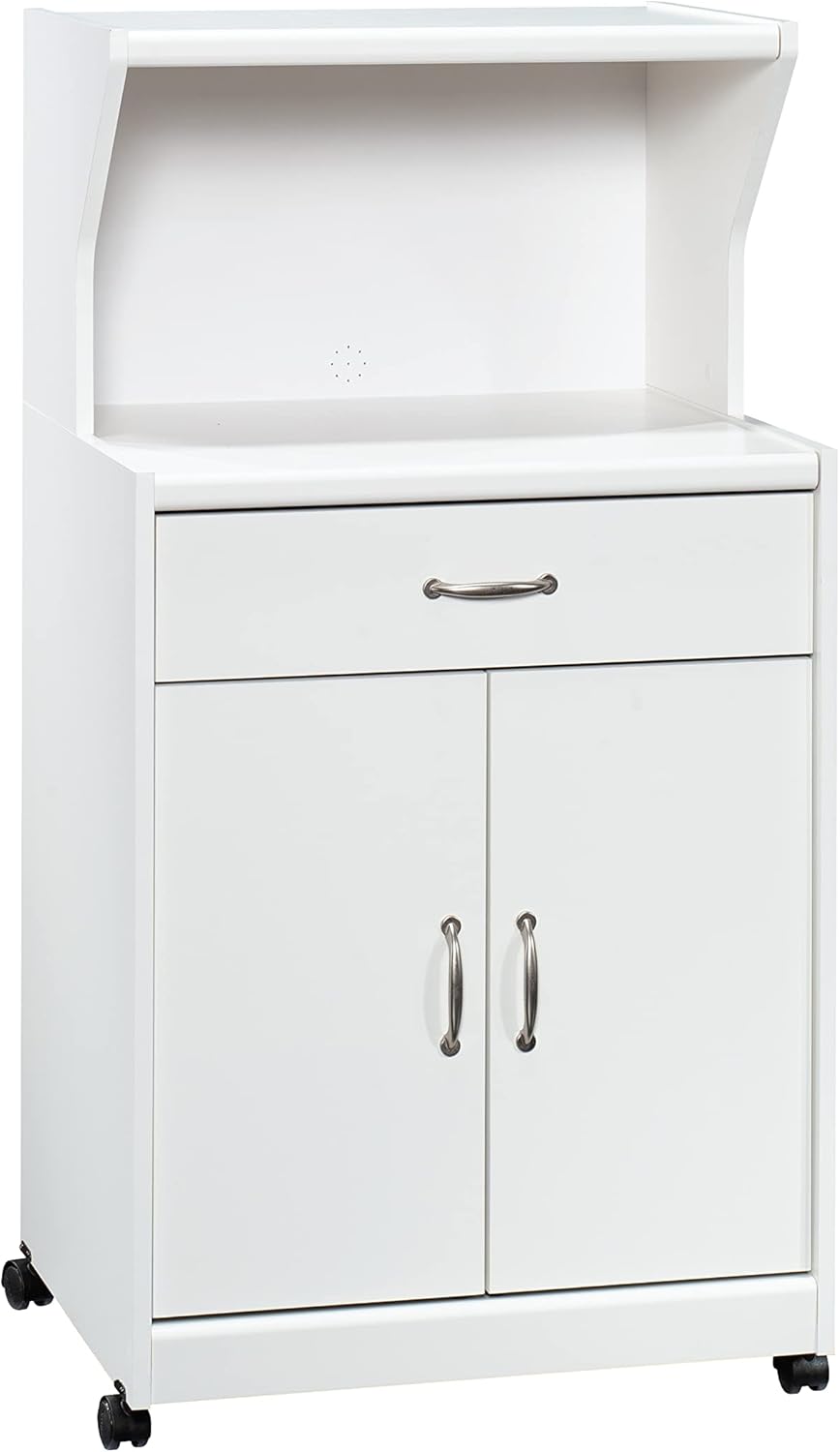 Raven Oak Microwave Kitchen Cart C315918