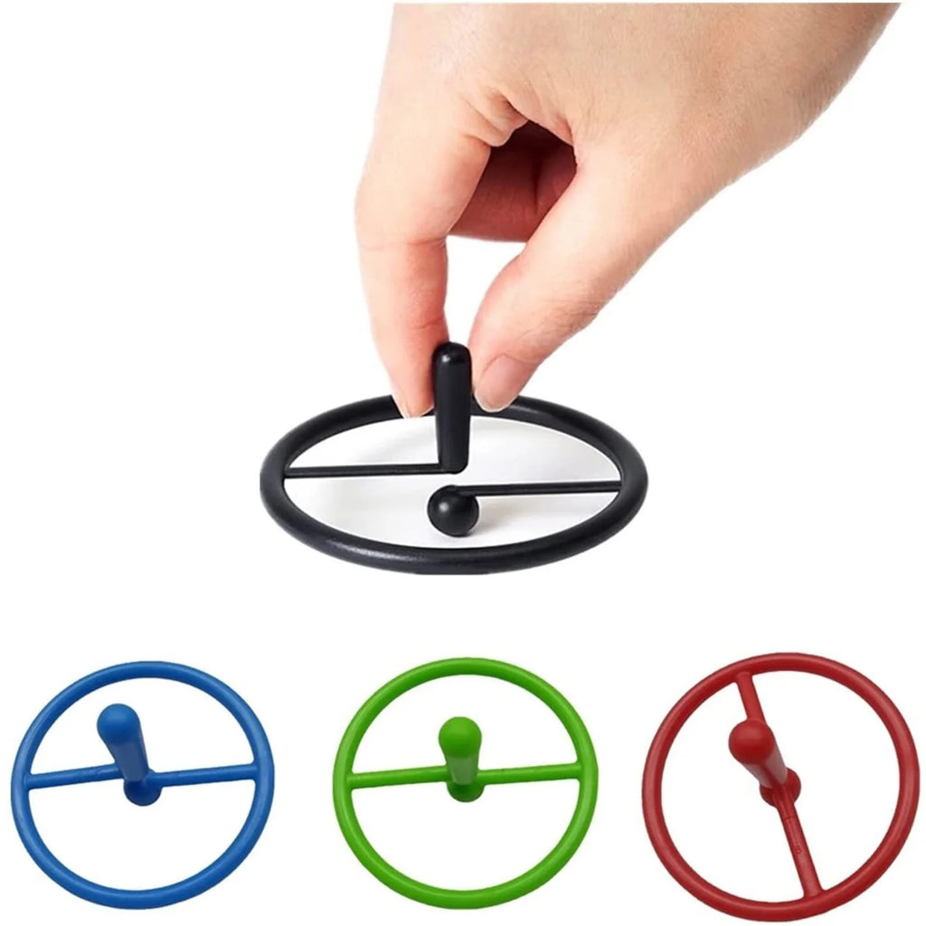 4 Pcs Plastic Spinning Tops J78418