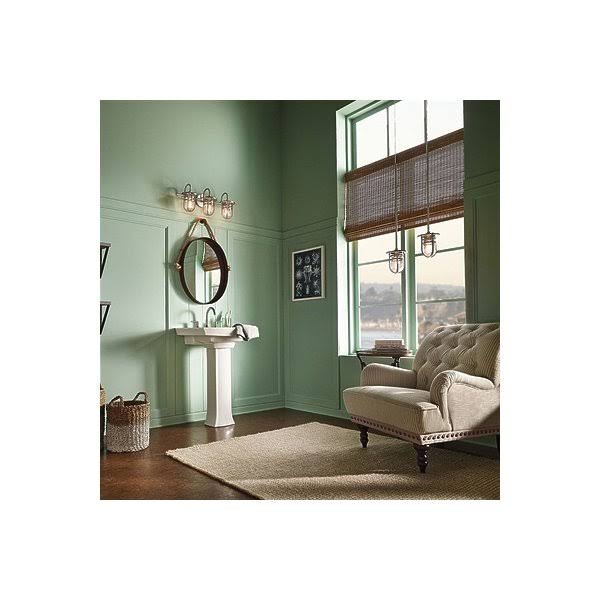 3 Light Brushed Nickel Bath Light V5973