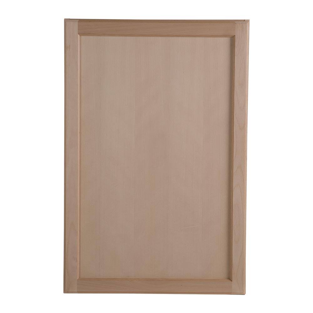 Unfinished Beech Frameless Wall Cabinet J8557