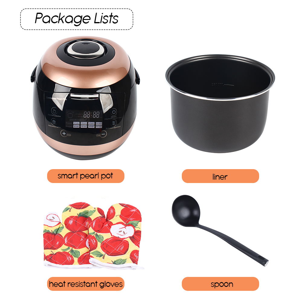 5L Non-stick Tapioca Cooker Pearl Cooking Pot E787