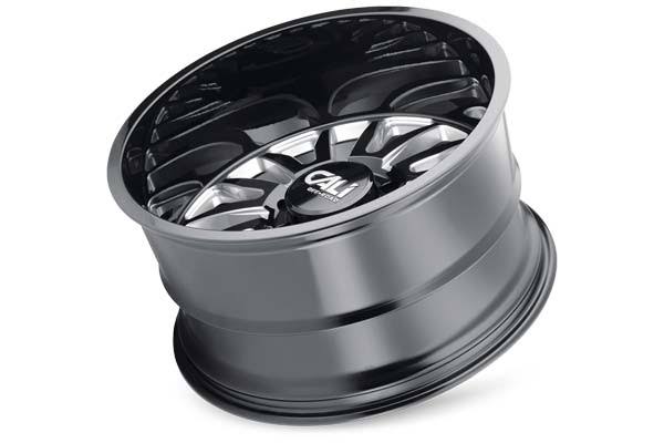 22x12 Gloss Black/Milled Spokes Wheel D708
