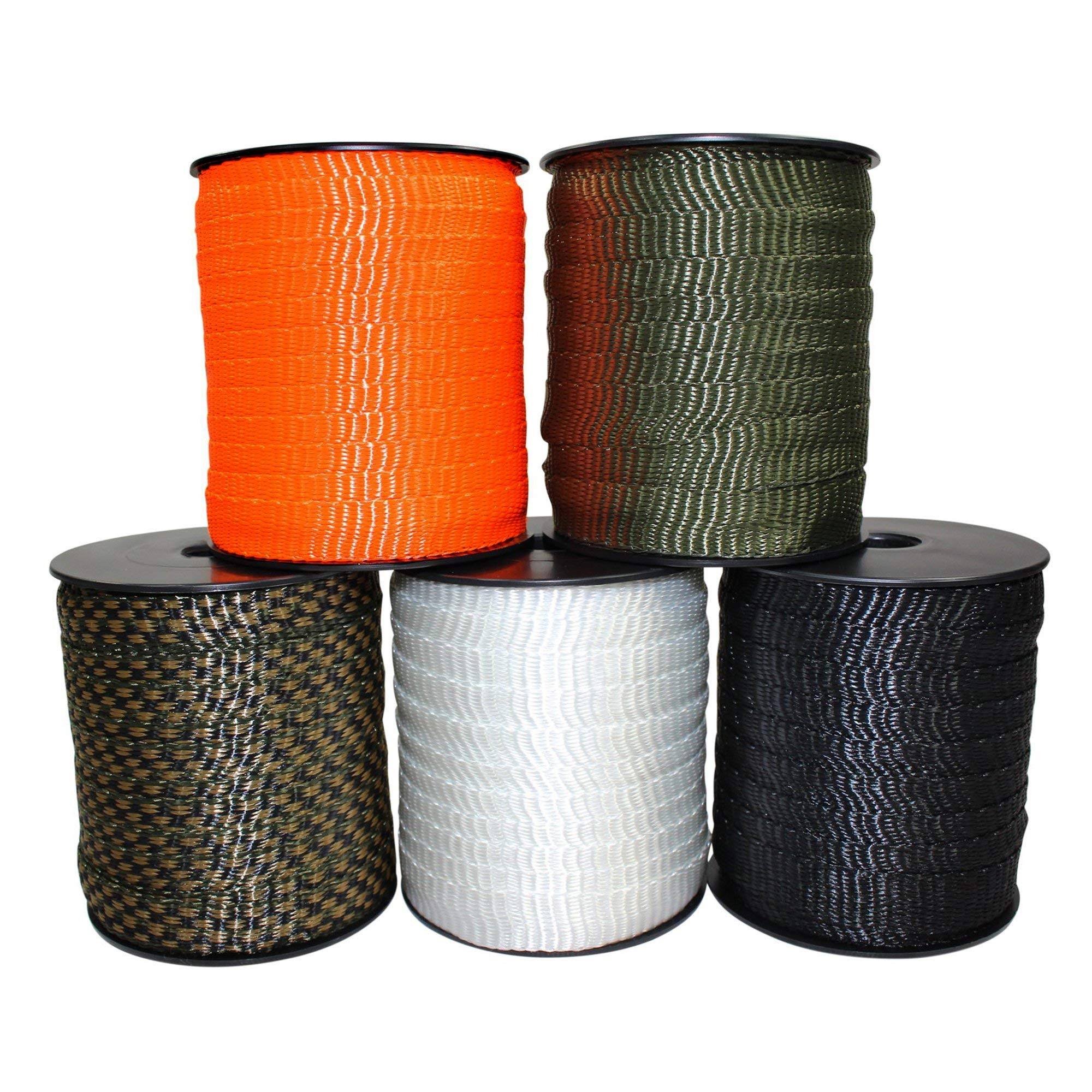 Orange Polyester Webbing Flat Rope O2129