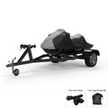 Gray Jet Ski Cover with Trailer Straps and Storage Bag O325