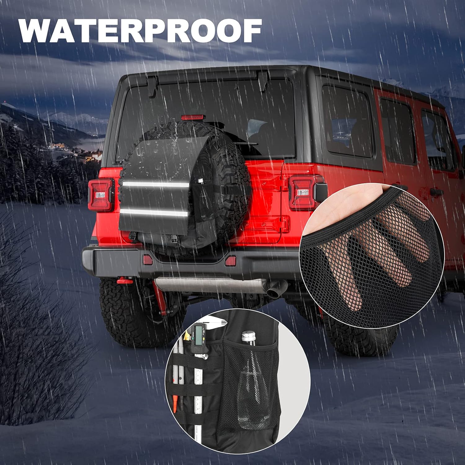 Waterproof Large Capacity Trash Bag for SUV RV Jeep Wrangler H64099