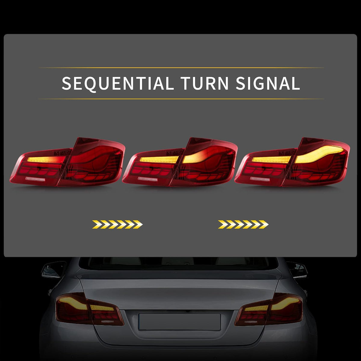 OLED Tail Lights with Sequential Turn Signal E604503