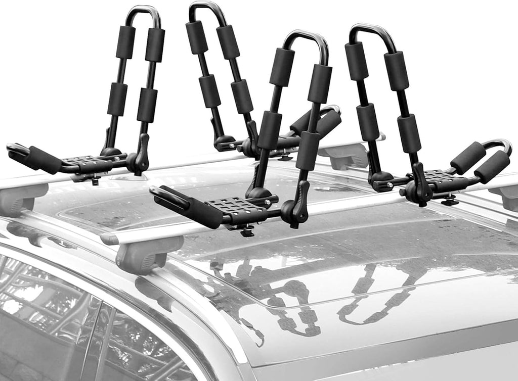 Black Rooftop Kayak Rack 4pcs/Set S43720