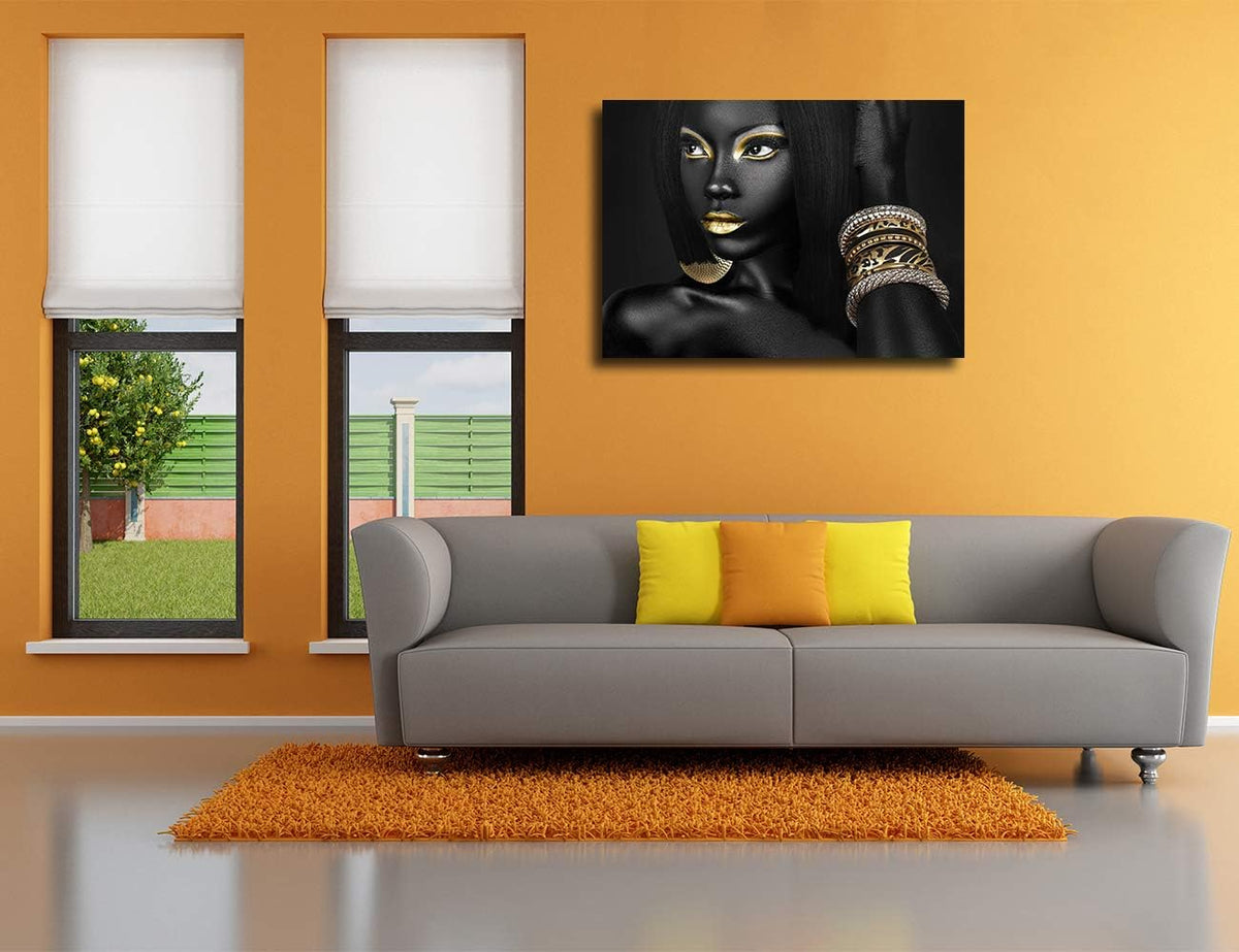 African American Woman Portrait 20''Wx28''H Z2755