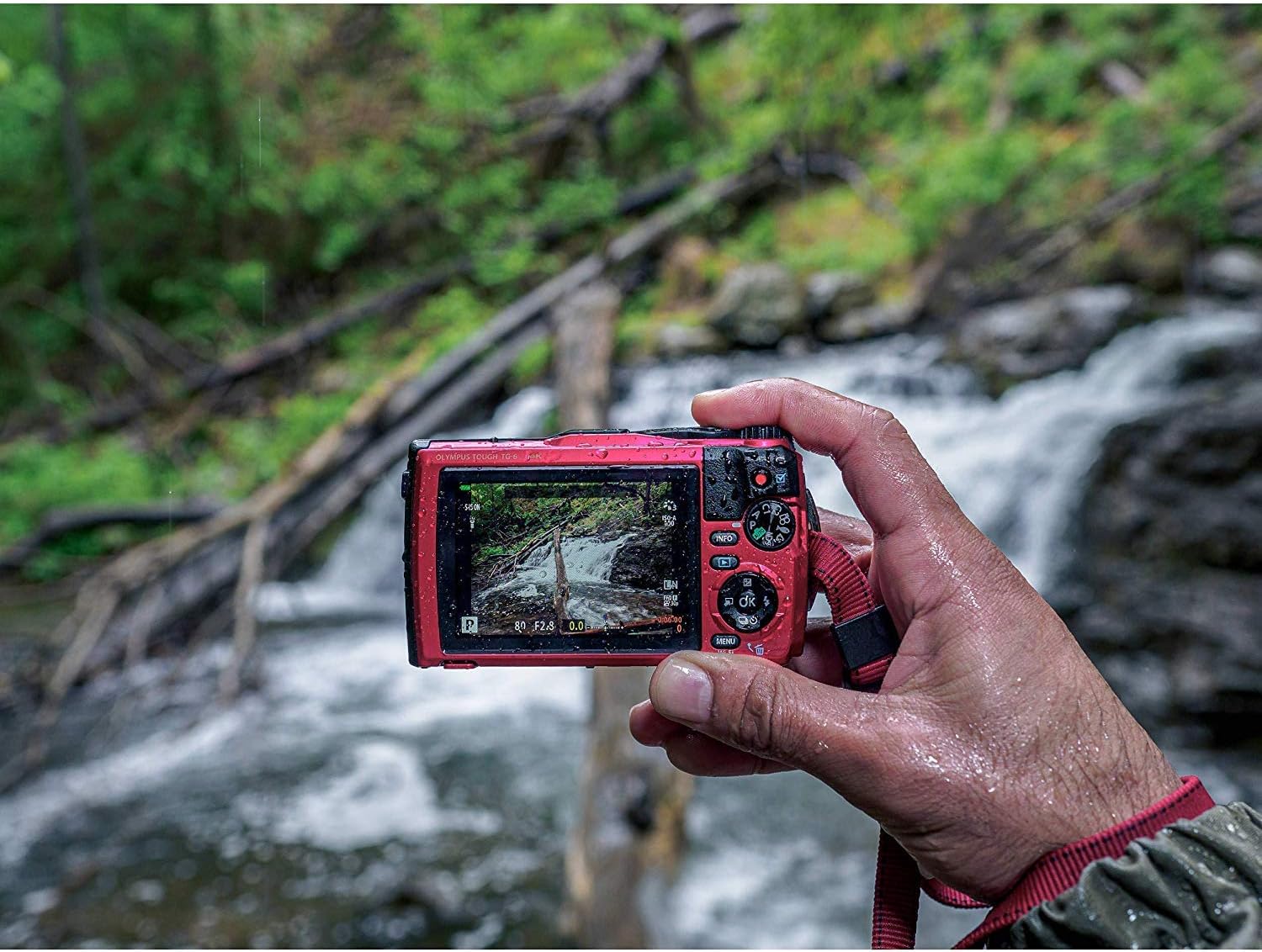 Red Digital Camera with 64GB SDXC Memory Card and 2X Replacement Batteries with Charger J32003