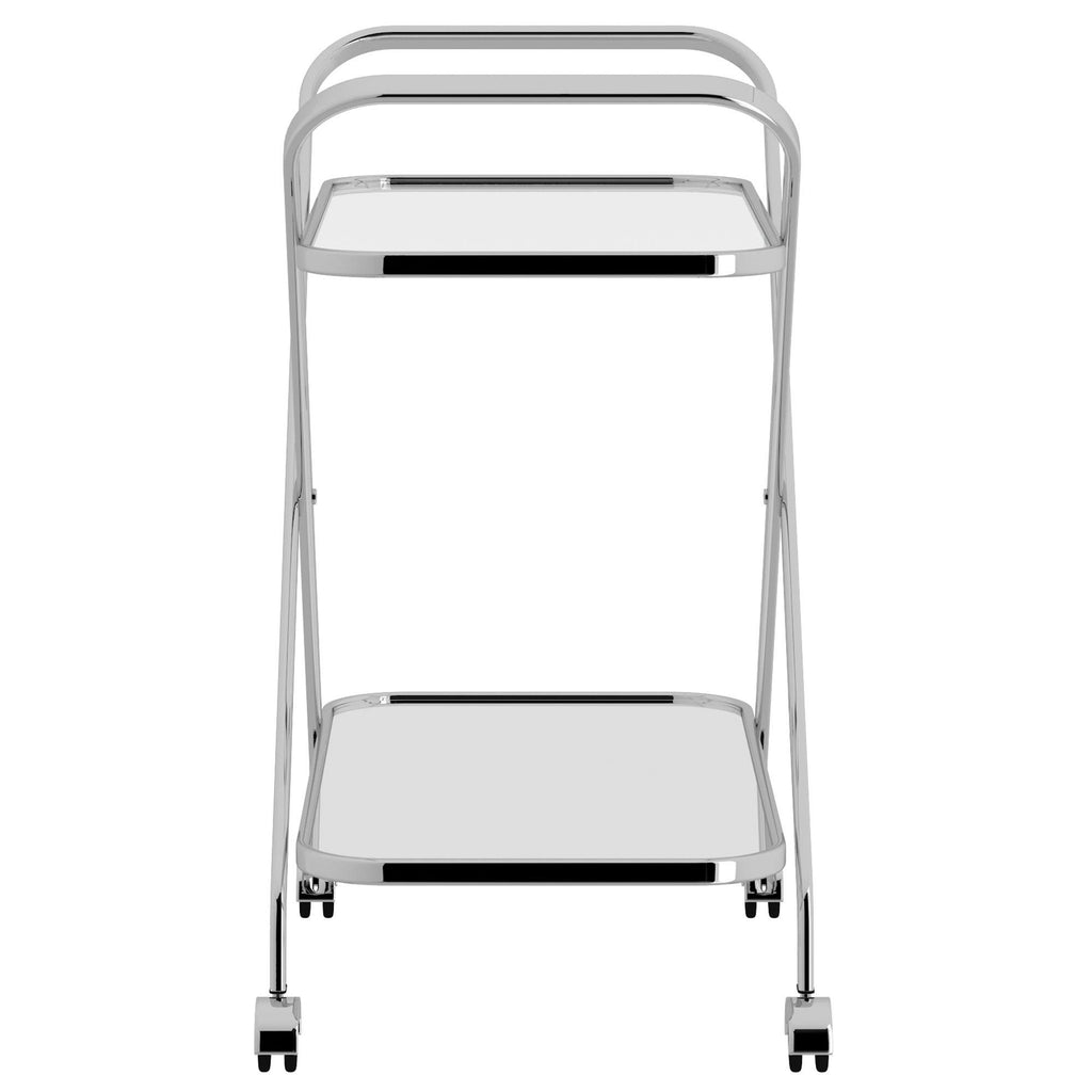 Black 2-Tier Bar Cart F525370