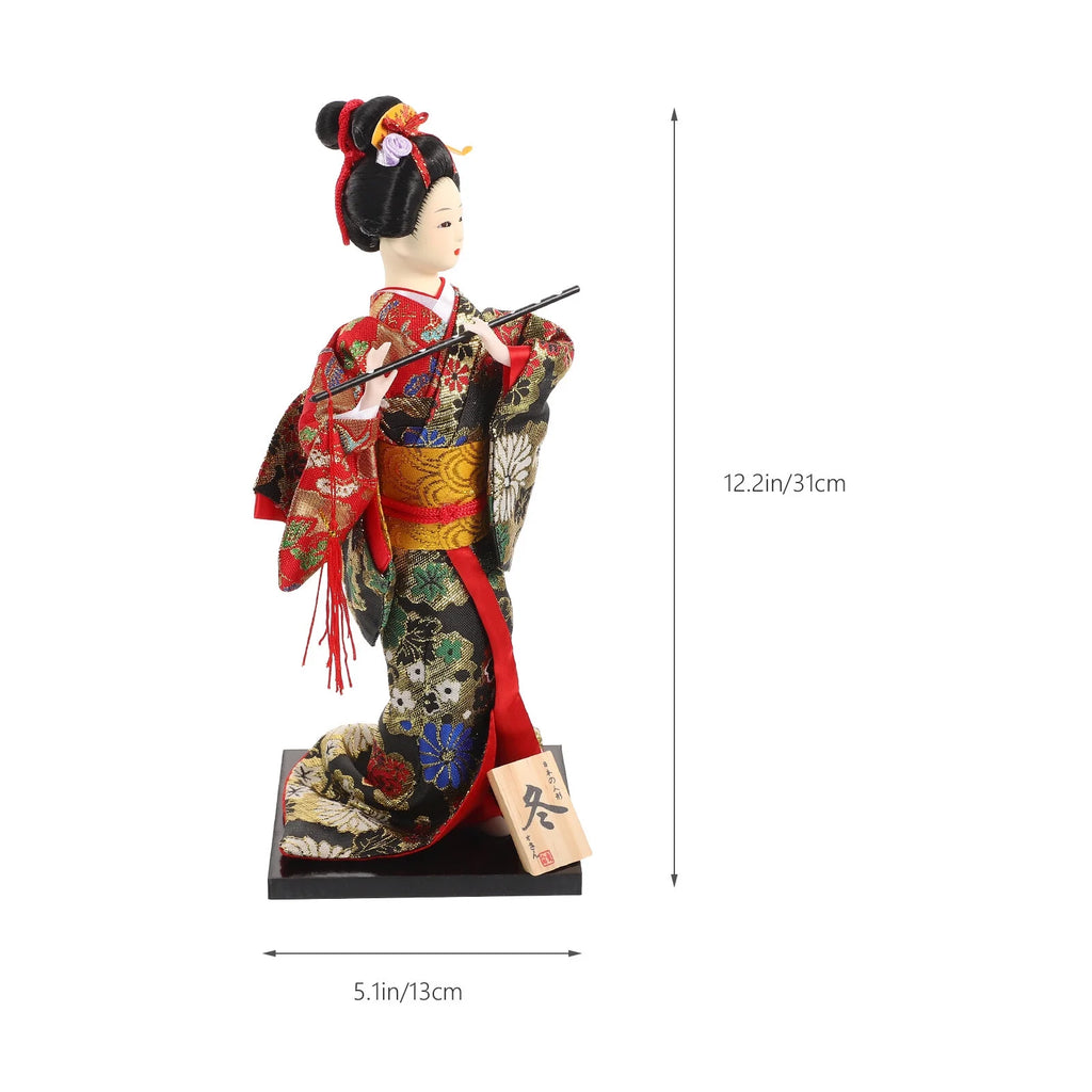 Antique Asian Dolls Girl Figurine Ornaments F986