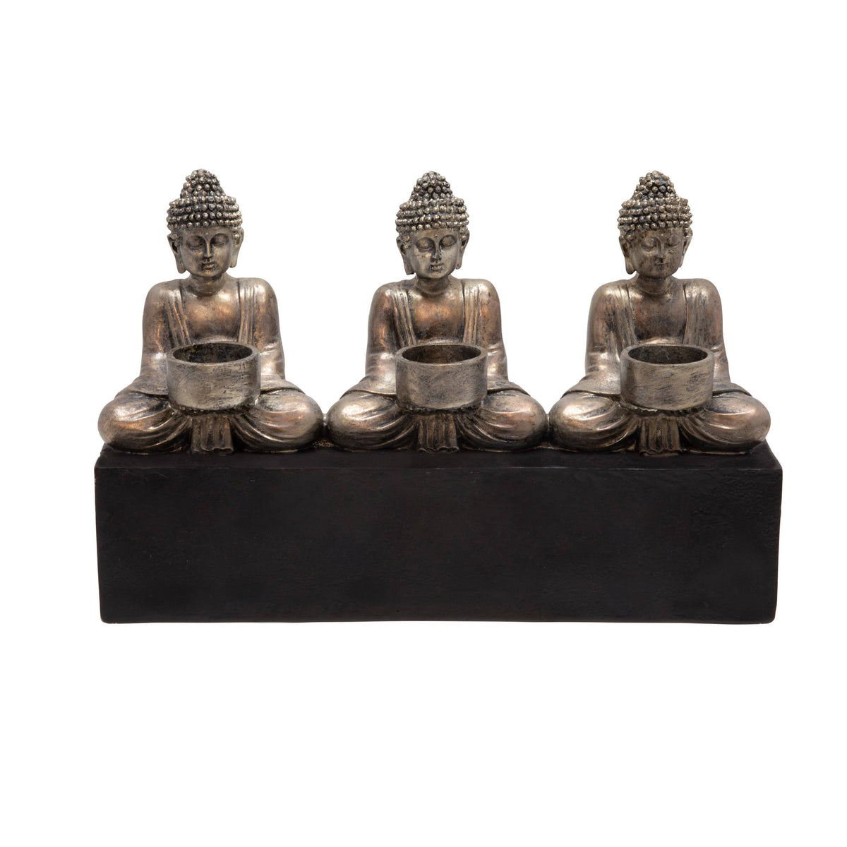 3 Buddha Tealight Candle Holder R777556