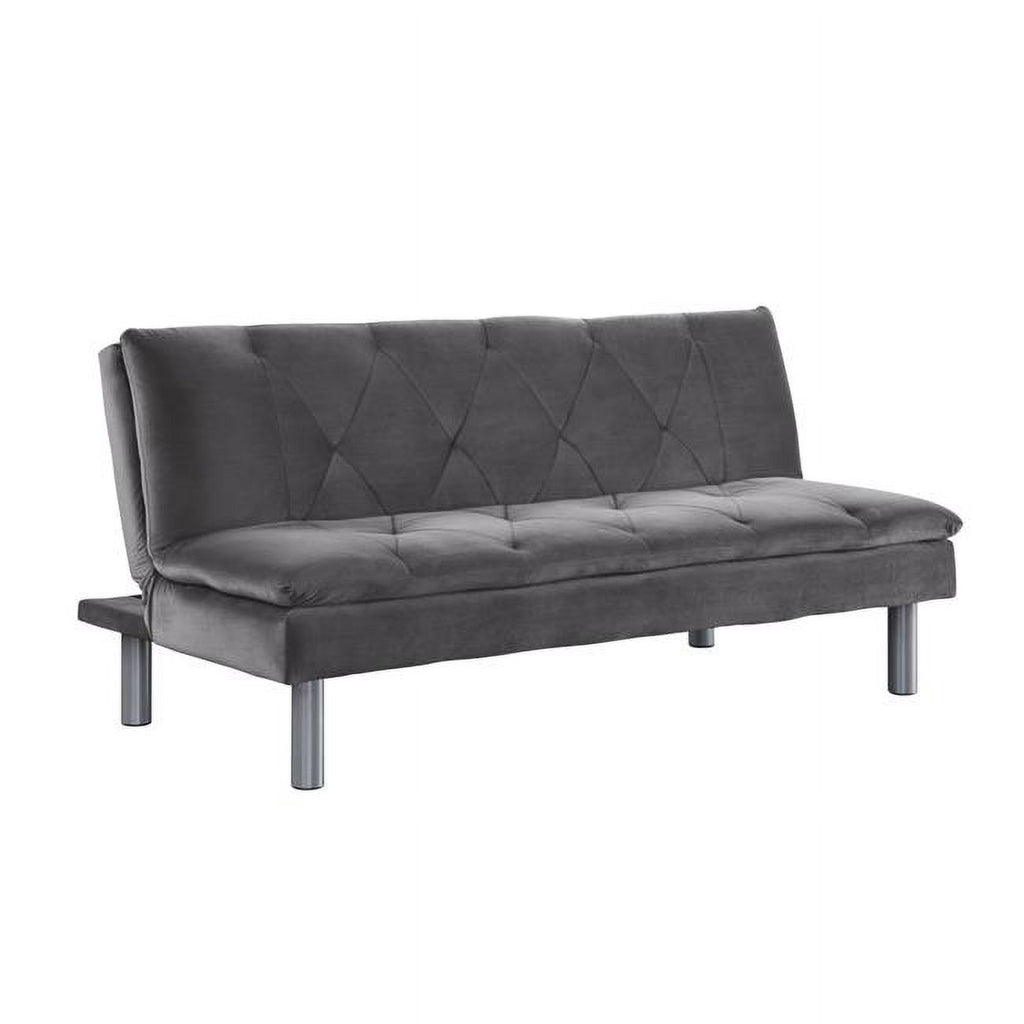 Grey Velvet Sleeper Sofa K13368