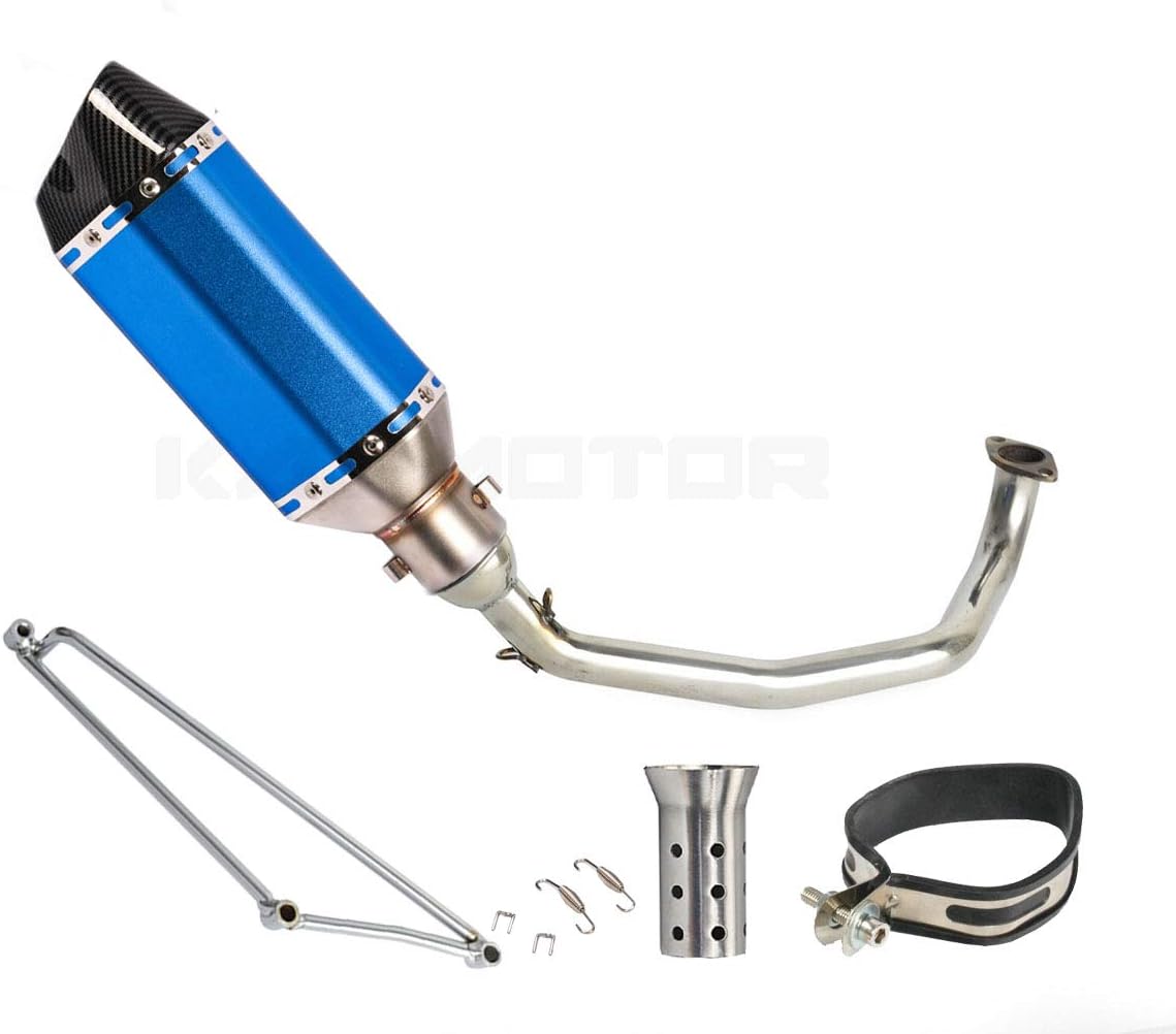 250mm Half Blue Exhaust System Muffler U5621
