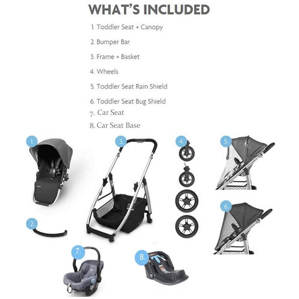 Black Jake Stroller Car Seat Bundle L674