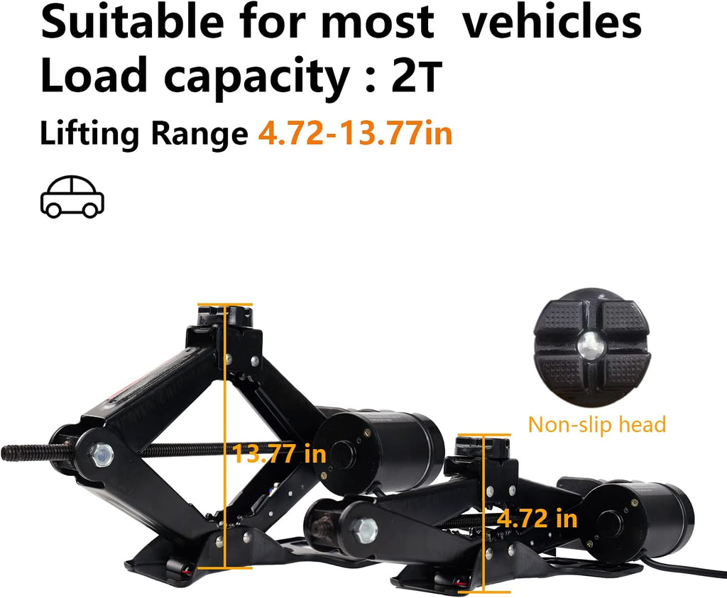 2 Ton Electric Car Jack Kit Pack of 2 N620