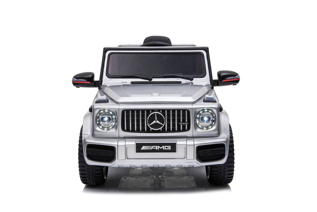 Silver 12V Ride on Car Y6091