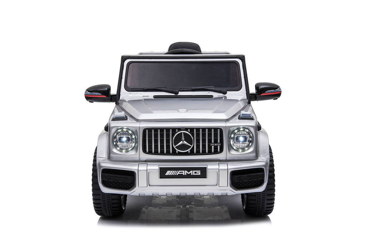 Silver 12V Ride on Car Y6091