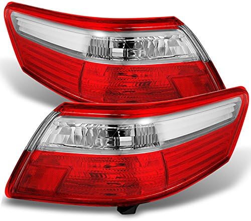 Red Clear Rear Tail Lights Pair M24638