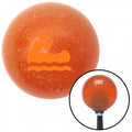 Orange Metal Flake Shift Knob with M16 x 1.5 Insert I5566
