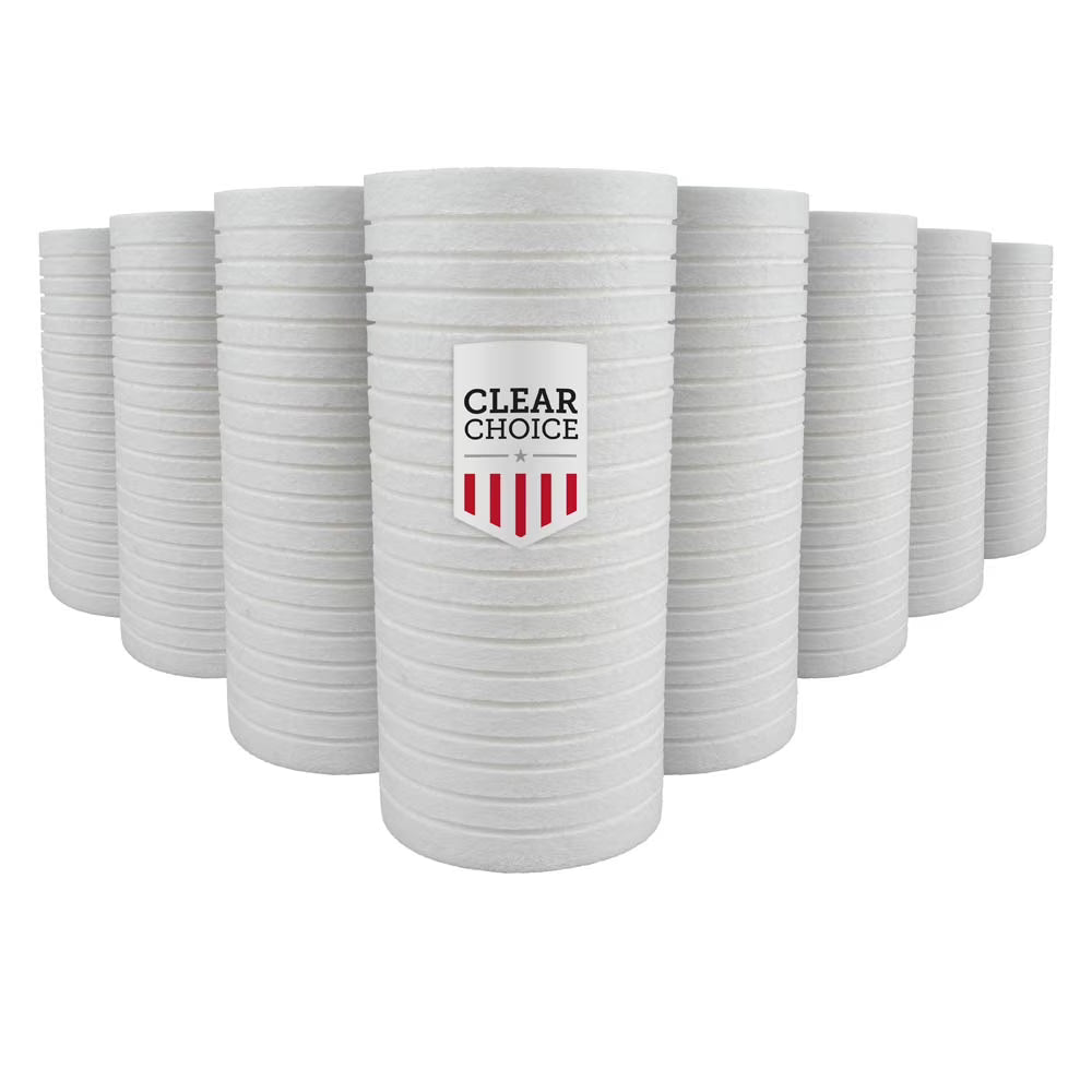 10 inch 1 Micron Sediment Water Filter Cartridge Replacement, 8-Pk E3373